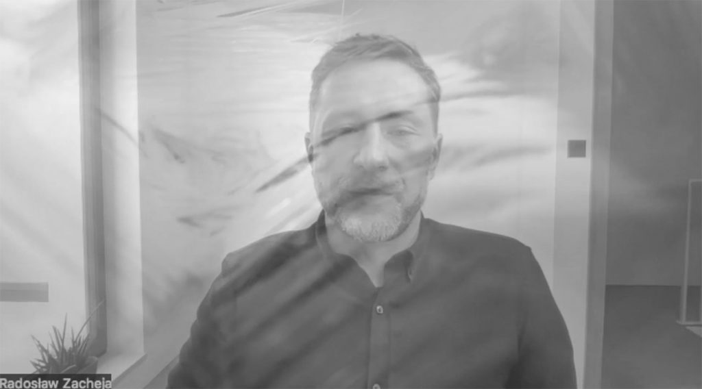 Jenny Brockmann: ‚Study_Pokaz-Laserowy‘, 3-channel video. 20:51 min., 2023 © the artist