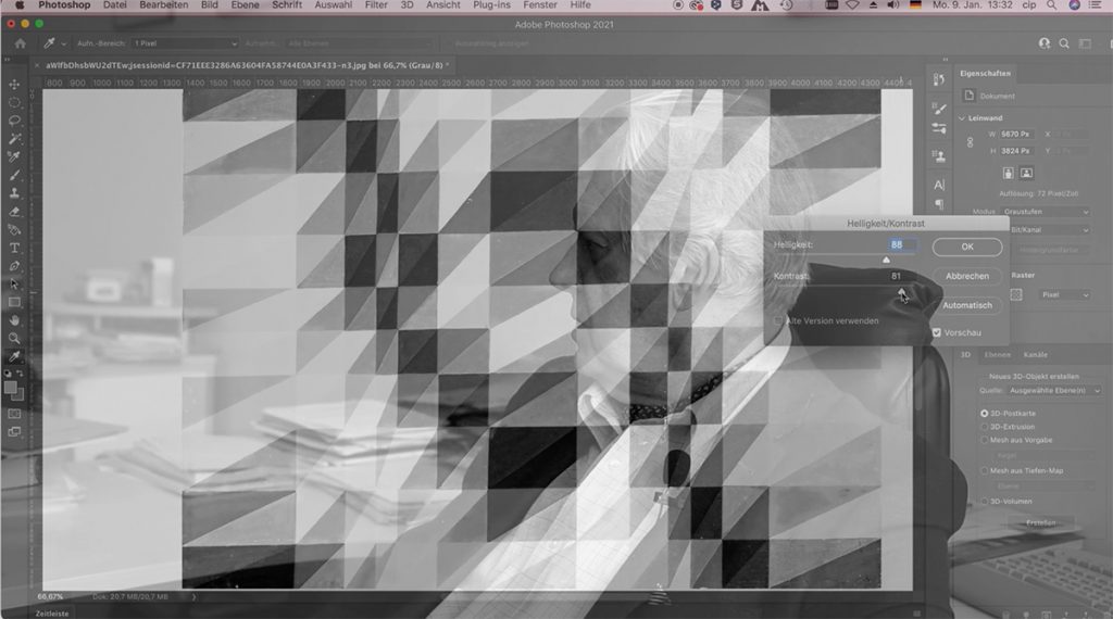 Jenny Brockmann: ‚Study_Pokaz-Laserowy‘, 3-channel video. 20:51 min., 2023 © the artist