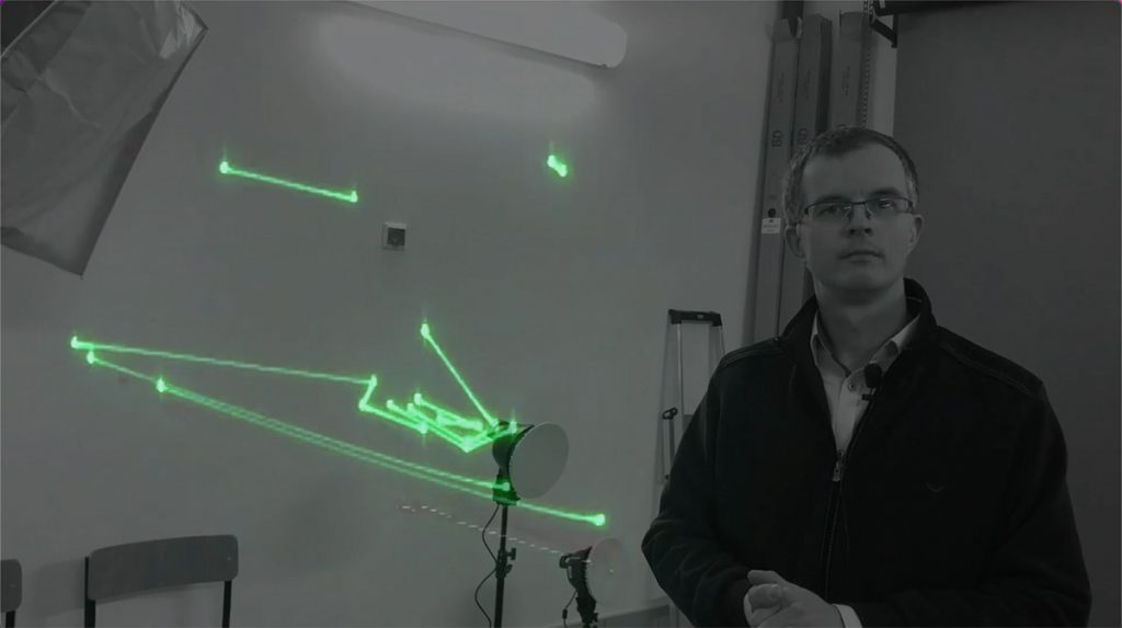 Jenny Brockmann: ‚Study_Pokaz-Laserowy‘, 3-channel video. 20:51 min., 2023 © the artist