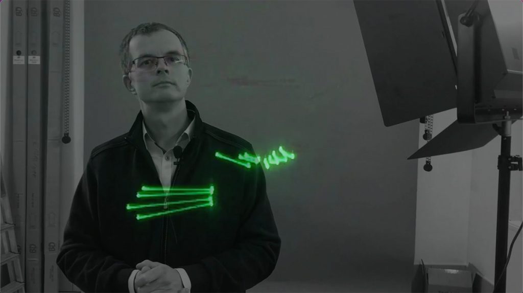 Jenny Brockmann: ‚Study_Pokaz-Laserowy‘, 3-channel video. 20:51 min., 2023 © the artist
